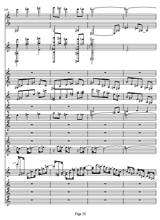 完美世界之童话故事钢琴曲谱（图50）