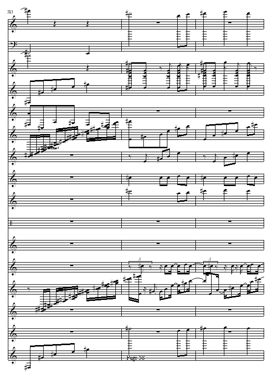 完美世界之童话故事钢琴曲谱（图58）