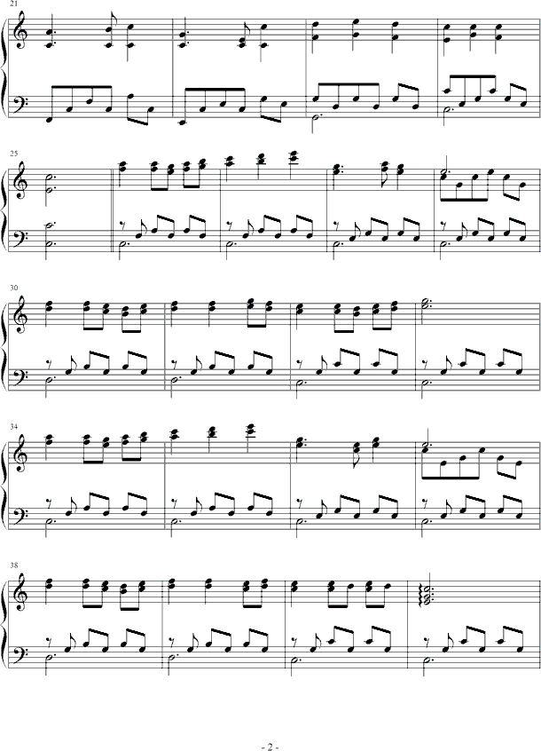 张羽辰作品op.1钢琴曲谱（图2）