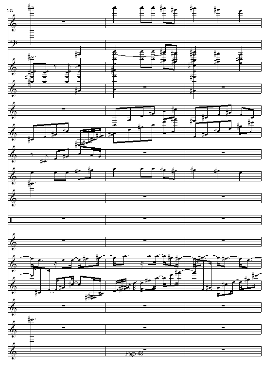 完美世界之童话故事钢琴曲谱（图48）