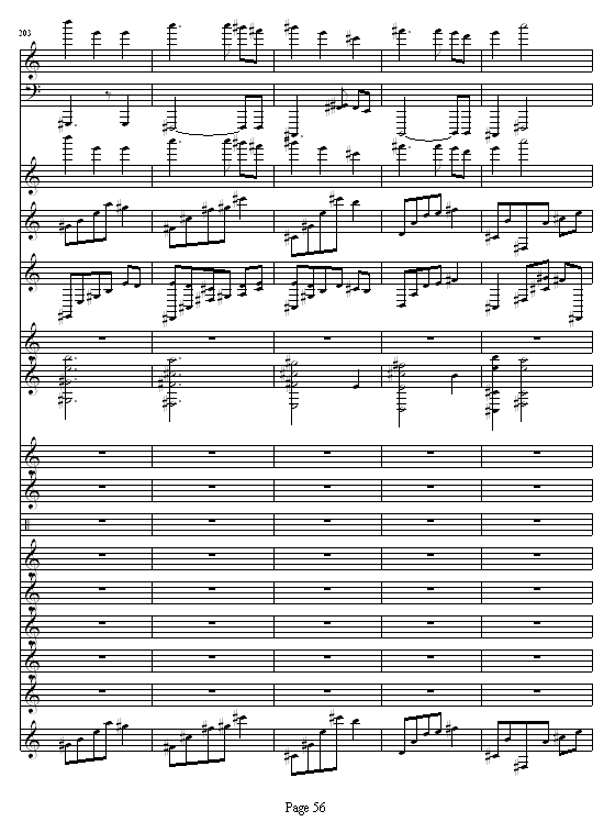 完美世界之童话故事钢琴曲谱（图56）
