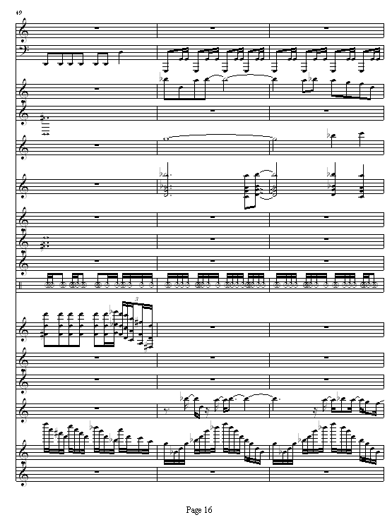 完美世界之童话故事钢琴曲谱（图16）