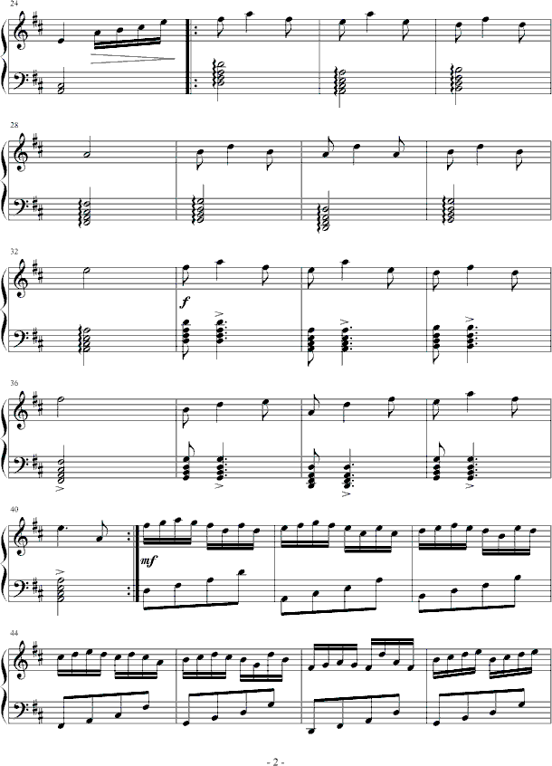 欲哭无泪钢琴曲谱（图2）