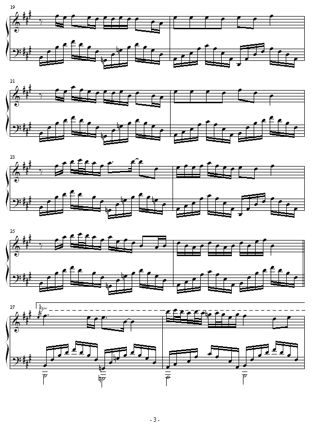 愿望钢琴曲谱（图3）