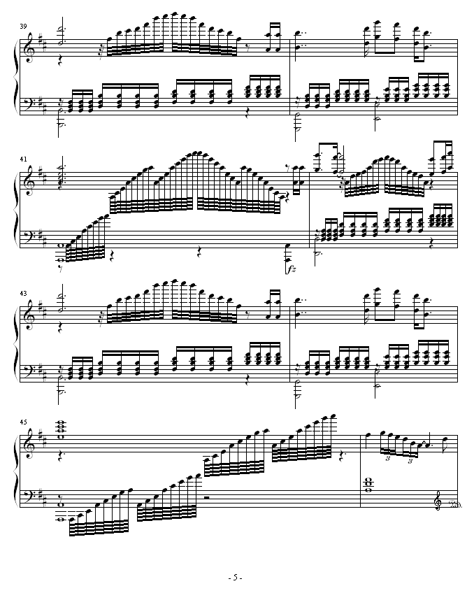 等待钢琴曲谱（图5）