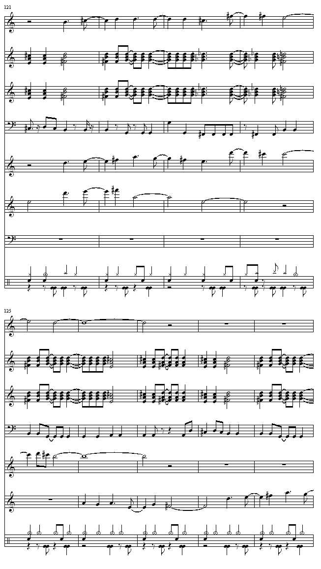 LYDIA总谱钢琴曲谱（图12）