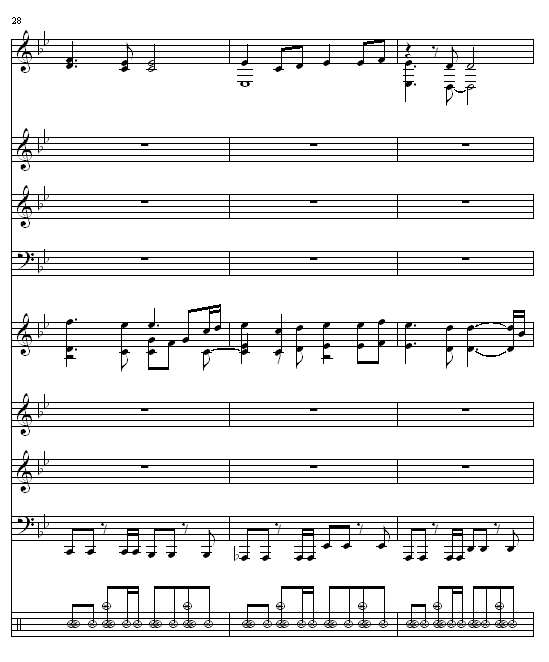 布拉格广场-緋村剑心版钢琴曲谱（图10）