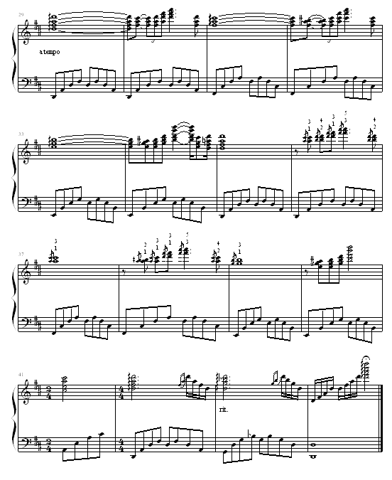 爱的誓言-blueman版钢琴曲谱（图3）