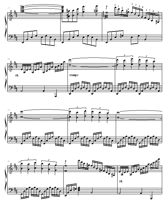 爱的誓言-blueman版钢琴曲谱（图2）