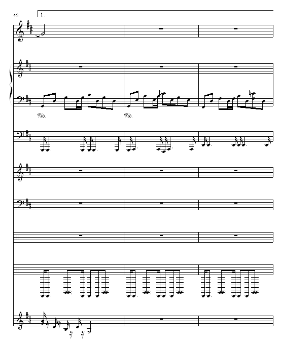 熏衣草之恋钢琴曲谱（图14）