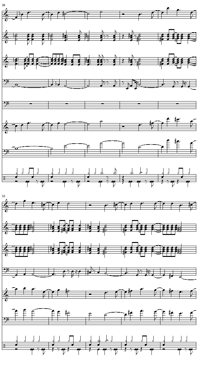 LYDIA总谱钢琴曲谱（图3）
