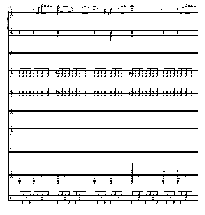 lose yourself钢琴曲谱（图8）