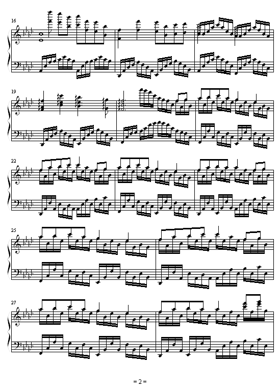 神话-伟伟编配版钢琴曲谱（图2）