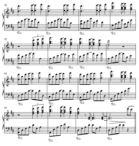 Through the Arbor钢琴曲谱（图3）
