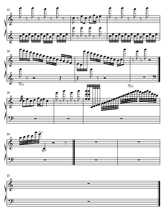 溪水钢琴曲谱（图2）