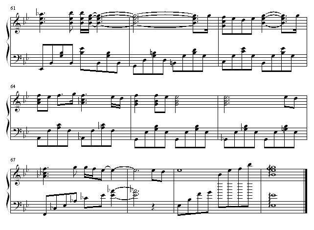 离不开他钢琴曲谱（图5）