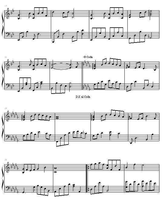 Snowdream-blueman版钢琴曲谱（图2）