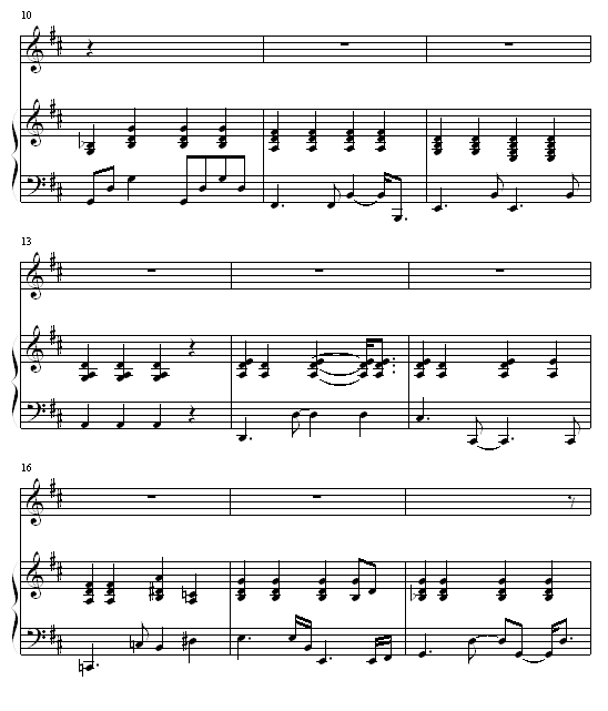 幼稚园钢琴曲谱（图2）