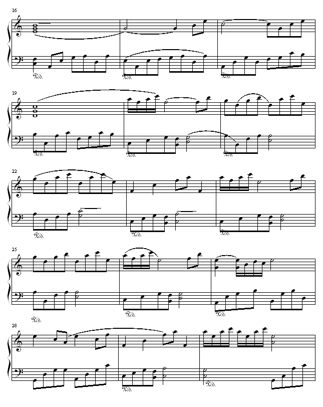 永恒的记忆钢琴曲谱（图2）