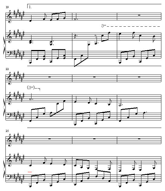 过云雨钢琴曲谱（图3）
