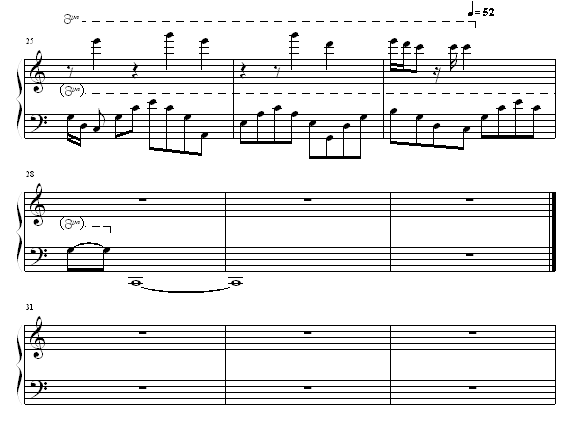 爱的旋律钢琴曲谱（图3）
