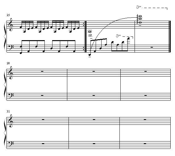 白色的梦钢琴曲谱（图3）