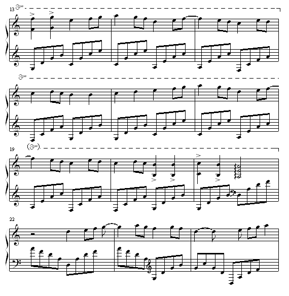 北极的夜晚钢琴曲谱（图2）