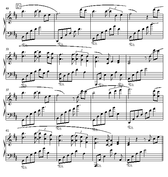 Through the Arbor钢琴曲谱（图4）