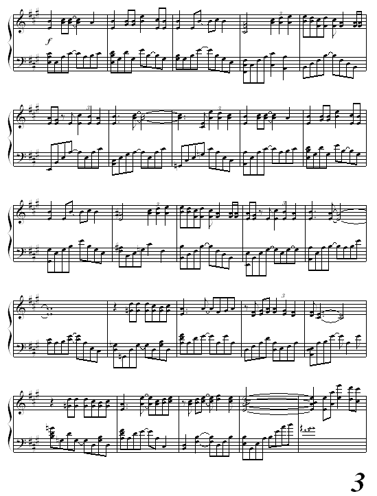 杯子钢琴曲谱（图3）