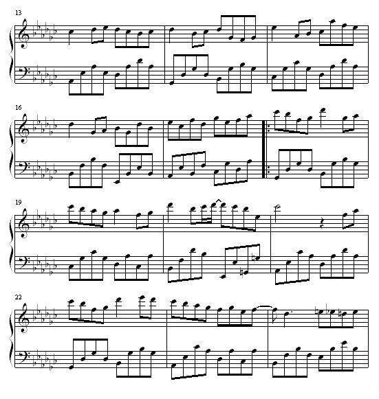 有隻雀仔钢琴曲谱（图2）