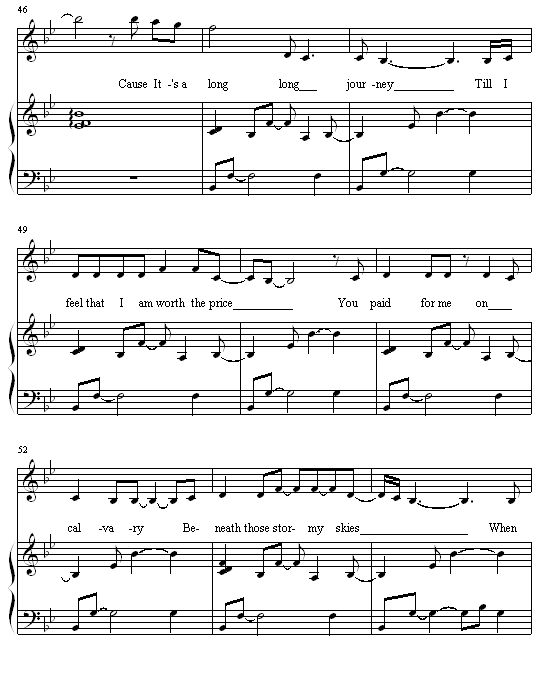 Journey - 弹唱版钢琴曲谱（图6）