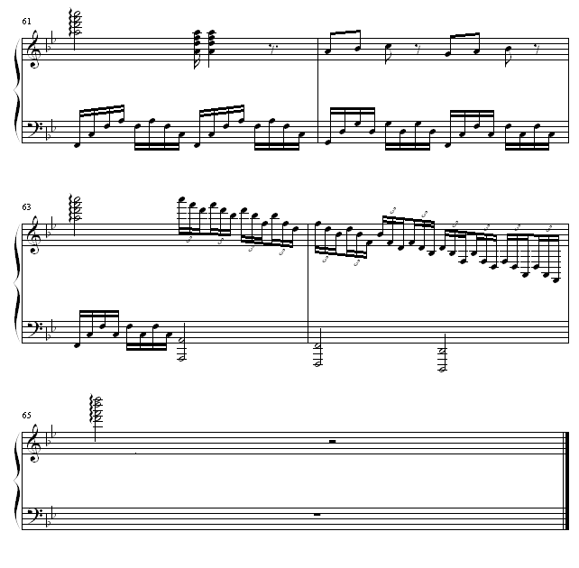 无标题钢琴曲谱（图8）