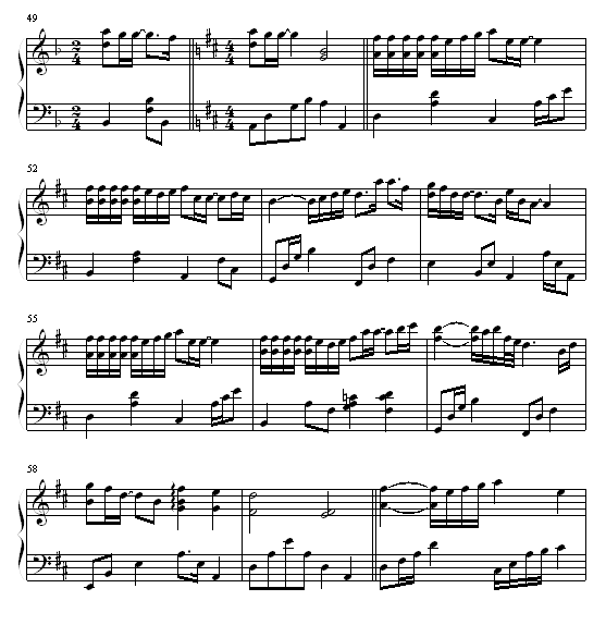 青春考卷钢琴曲谱（图5）