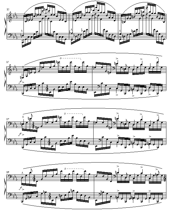 琶音练习曲钢琴曲谱（图2）