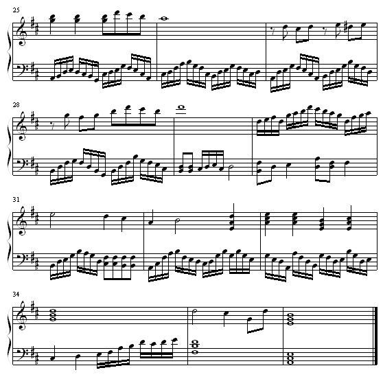 如果快乐钢琴曲谱（图3）