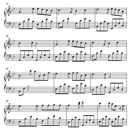 小紅帽钢琴曲谱（图4）