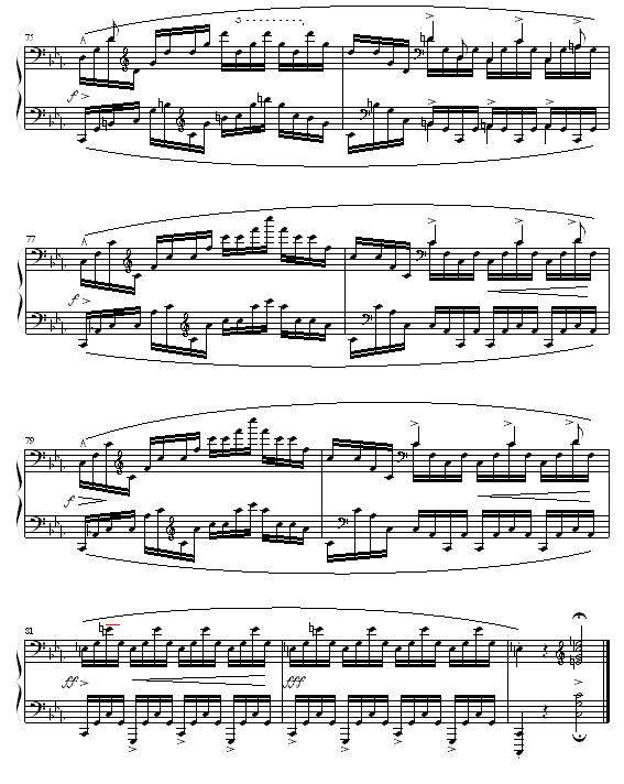 琶音练习曲钢琴曲谱（图8）