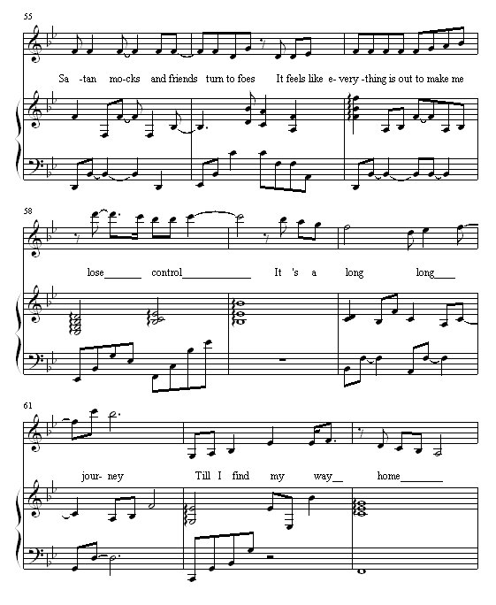 Journey - 弹唱版钢琴曲谱（图7）