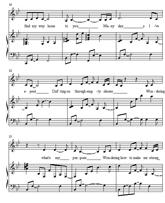 Journey - 弹唱版钢琴曲谱（图3）