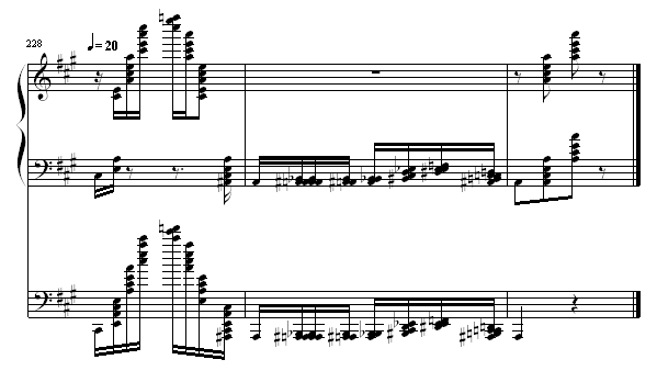 李斯特的帕格尼尼练习曲No. 6钢琴曲谱（图17）