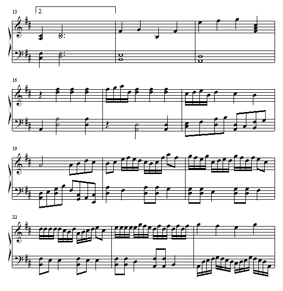 如果快乐钢琴曲谱（图2）