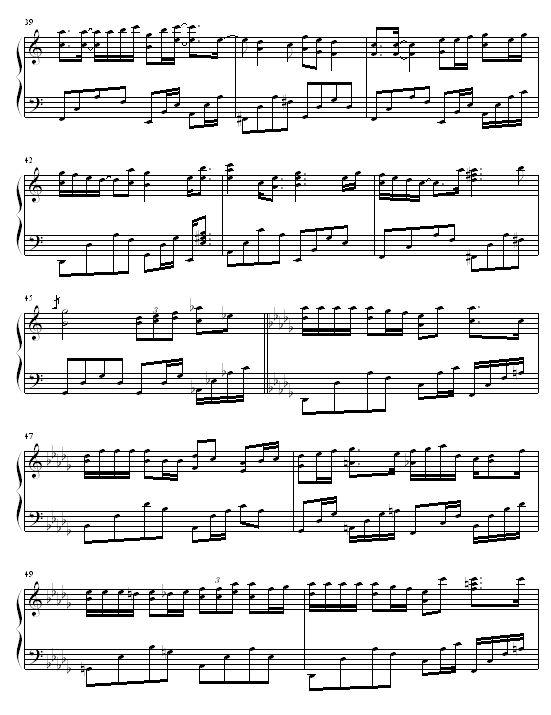 南瓜车钢琴曲谱（图4）