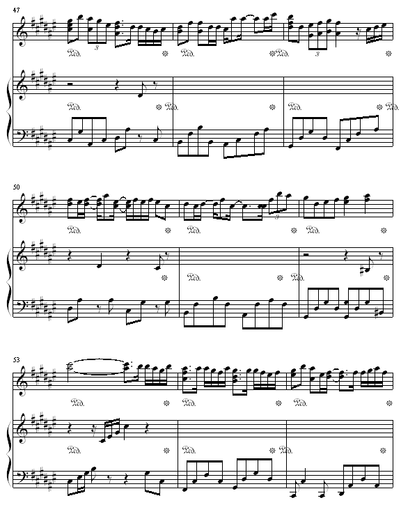 饮歌 - shy﹏.上传版钢琴曲谱（图5）
