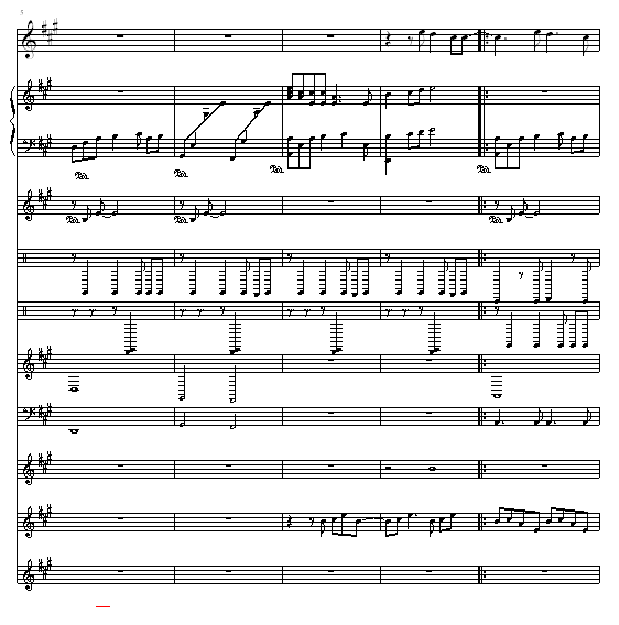 断了的弦-（总谱版）钢琴曲谱（图2）