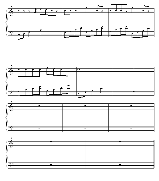 如果的事钢琴曲谱（图4）