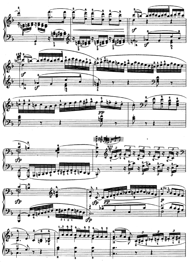 f小调第一钢琴奏鸣曲钢琴曲谱（图7）