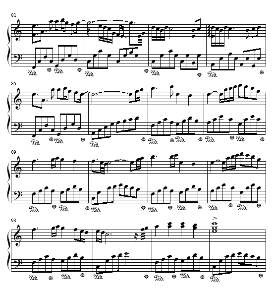 Memory?(极力推荐的好曲子)钢琴曲谱（图6）