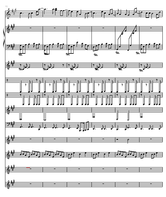 断了的弦-（总谱版）钢琴曲谱（图11）