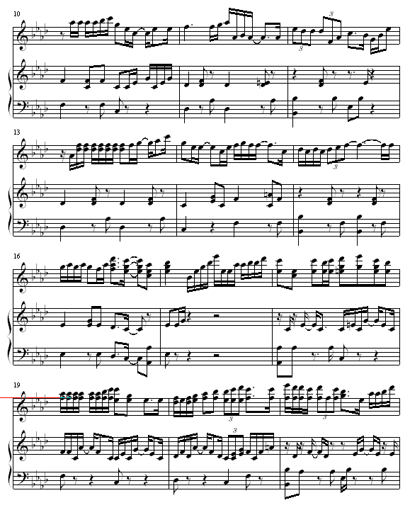 孤儿仔钢琴曲谱（图2）