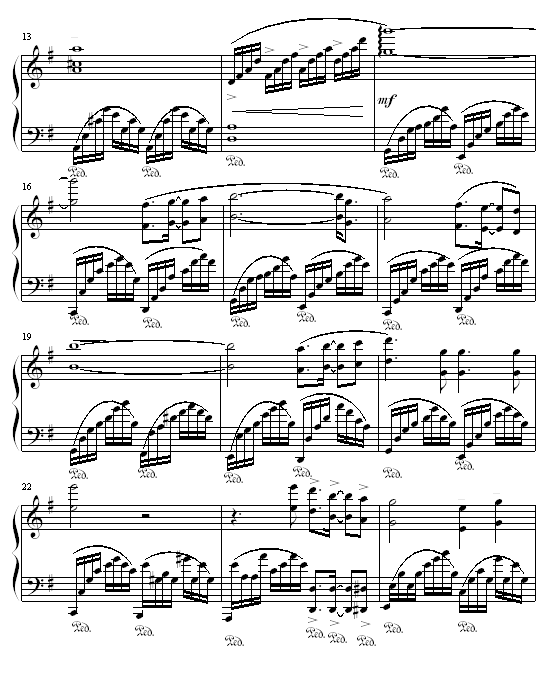 拉.梅尔钢琴曲谱（图2）